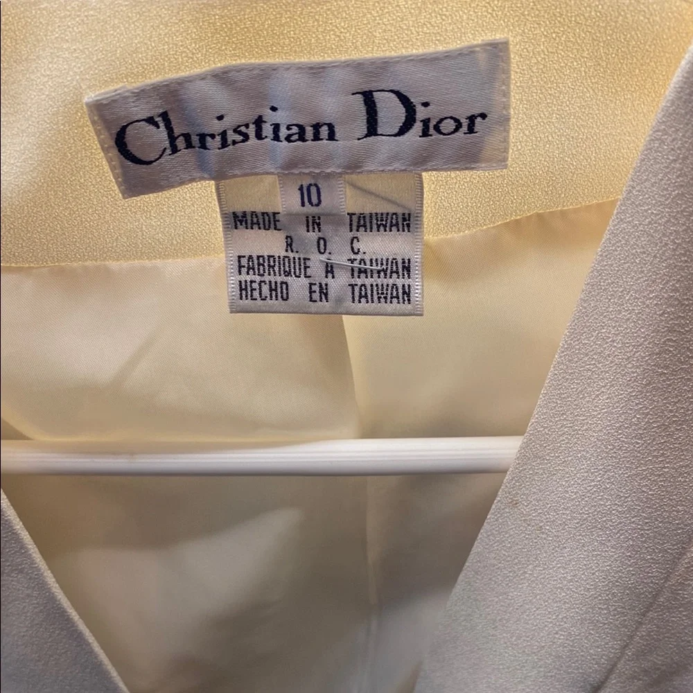 Dior Cream Blazers & Suit Jackets